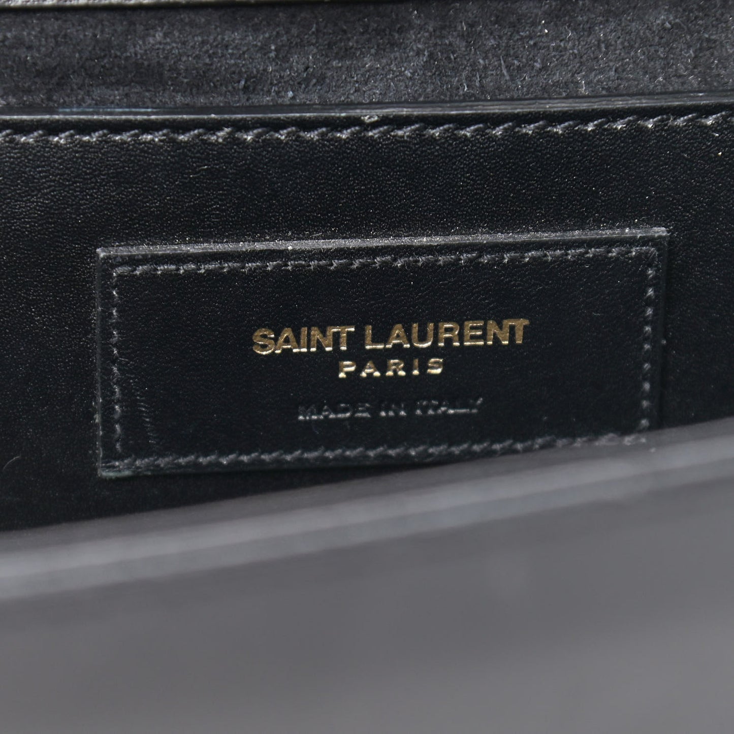 Smooth Calfskin Medium Classic Monogram Kate Tassel Satchel Black