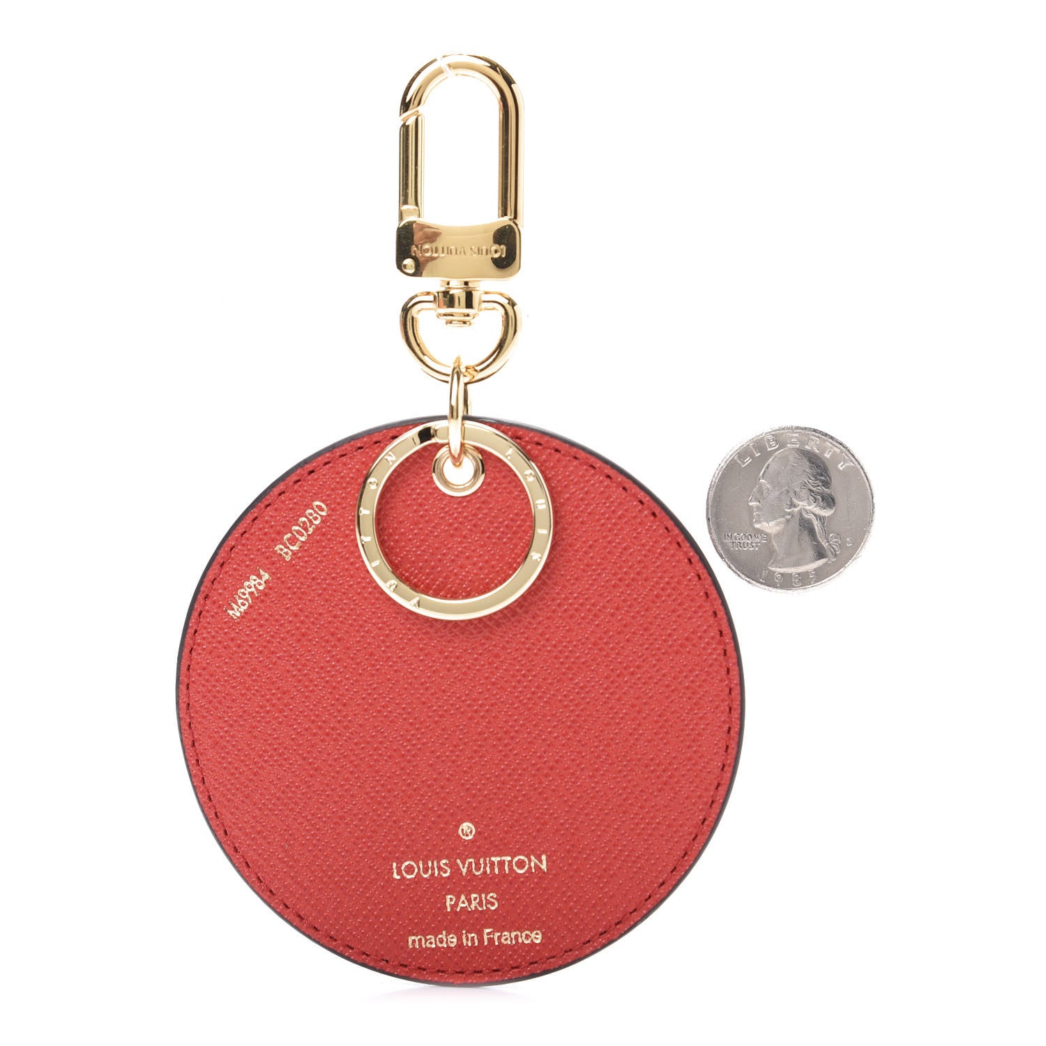 Louis Vuitton Monogram 2020 Christmas Animation Bumper Cars Bag Charm Key Ring Coquelicot 2 of 4