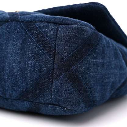 Chanel Denim Quilted Medium Chanel 19 Flap Blue 9 of 10