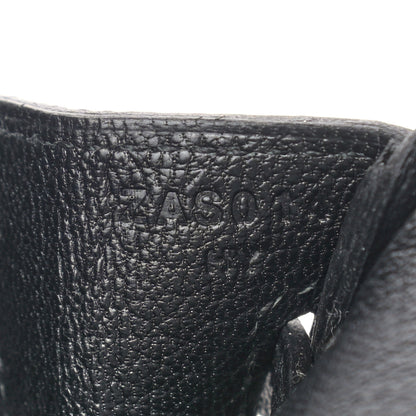 Hermes Togo Birkin 25 Black 7 of 10