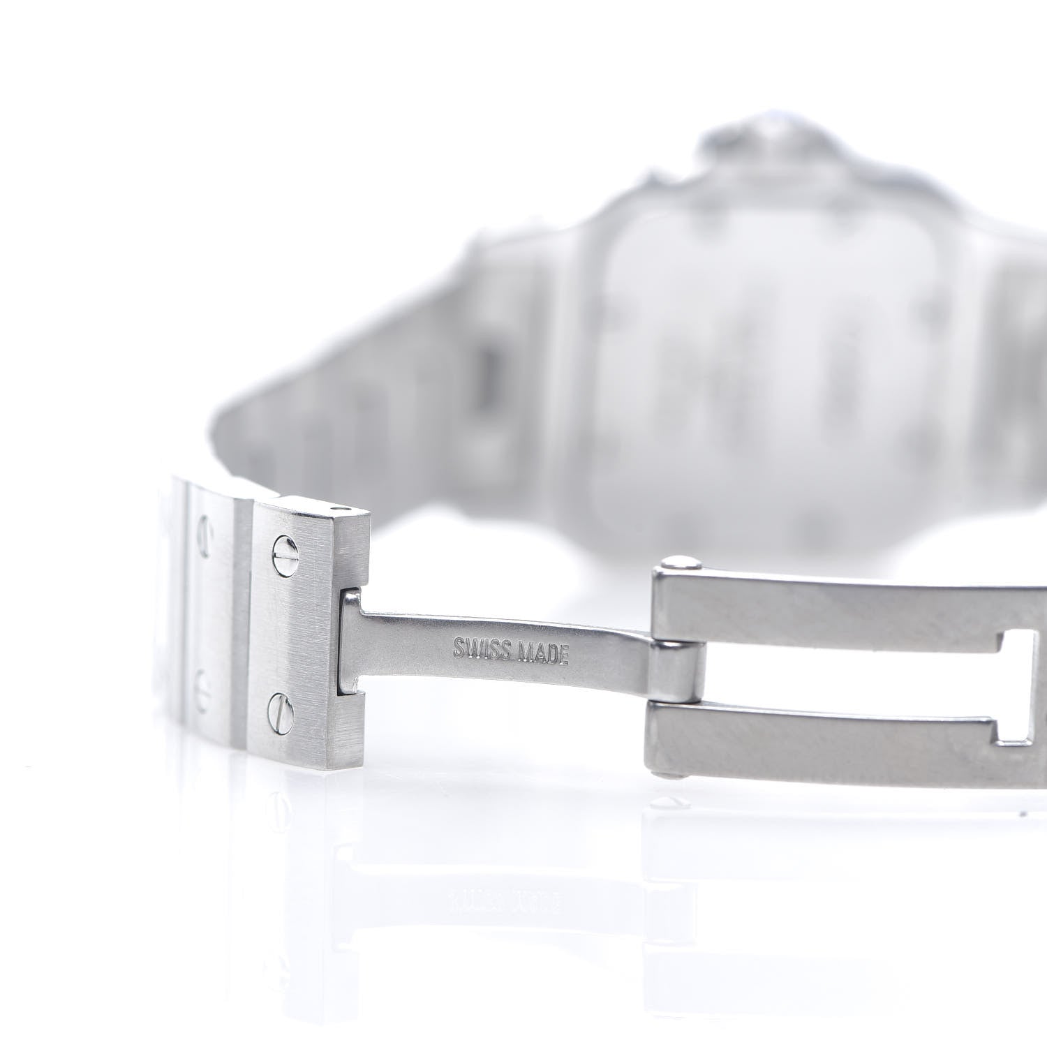 Cartier Stainless Steel 24mm Santos de Galbee Quartz Watch 5 of 6