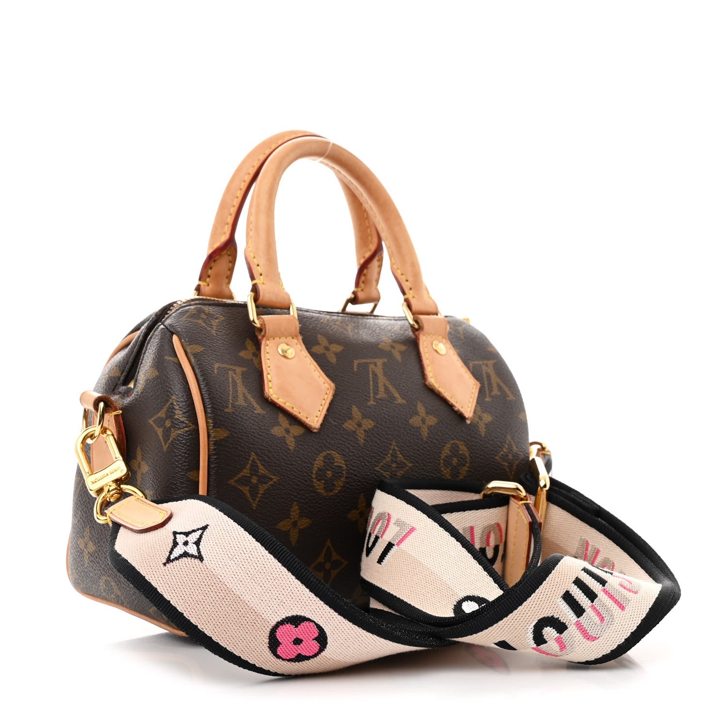 Louis Vuitton Monogram Speedy Bandouliere 20 Black 3 of 14