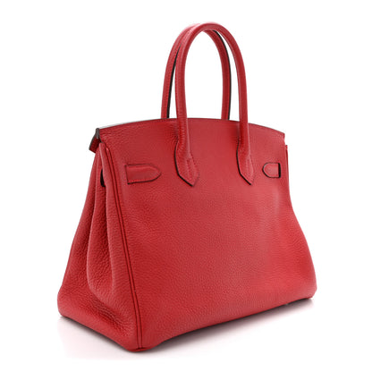 Hermes Togo BIRKIN 30 Rouge Casaque 2 of 18