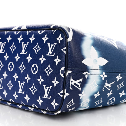 Louis Vuitton Monogram Escale Neverfull MM Blue 11 of 11
