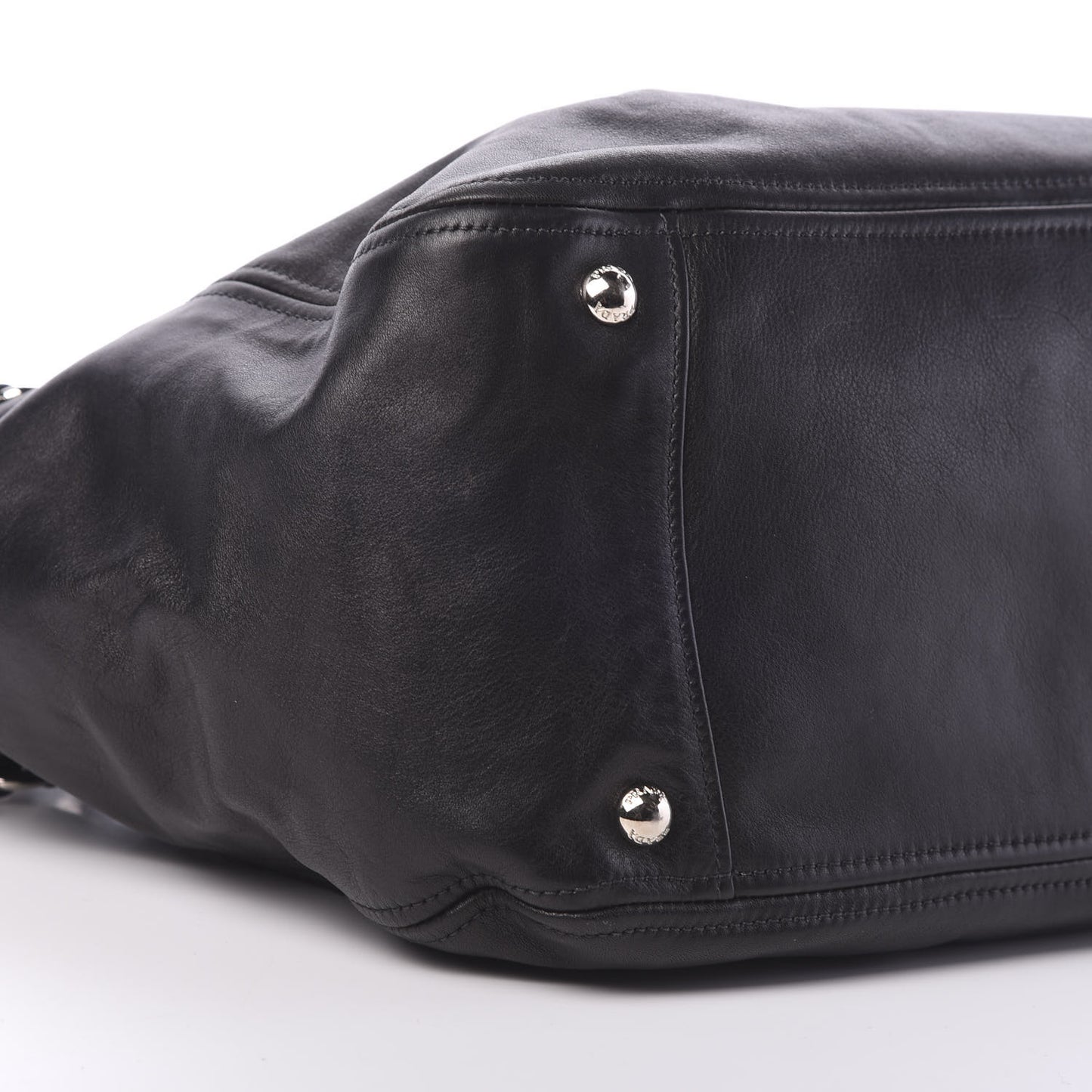 Soft Calf Shoulder Bag Black