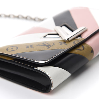 Louis Vuitton Epi Reverse Monogram Twist Chain Wallet Rose Ballerine 6 of 10