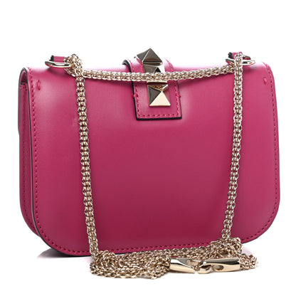 Valentino Garavani Vitello Small Glam Lock Rockstud Flap Deep Cyclamin 2 of 4