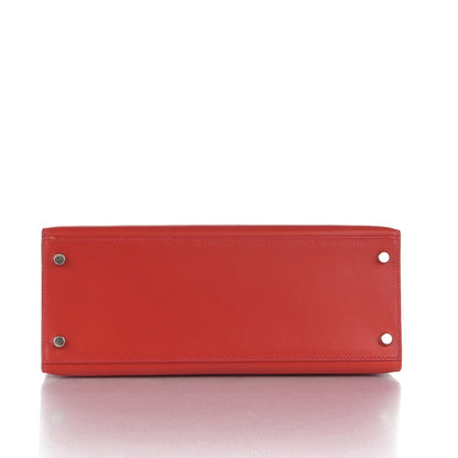 Hermes Box Kelly Sellier 28 Vermillion 6 of 27