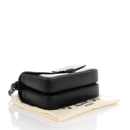 Fendi Calfskin Mink Fur Micro Double Baguette Black 4 of 7