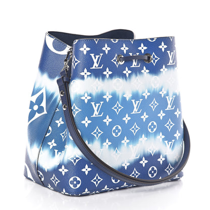 Louis Vuitton Monogram Escale Neonoe MM Blue 3 of 10
