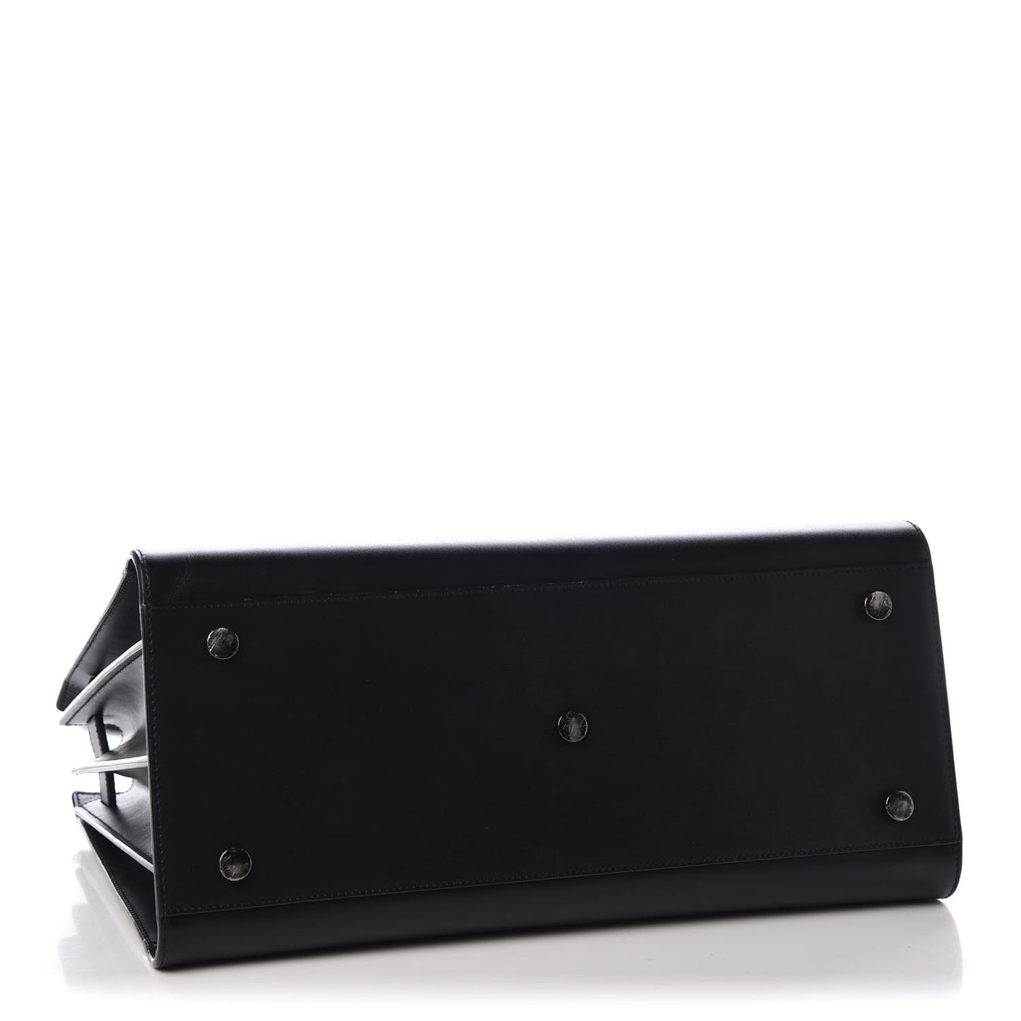 Smooth Calfskin Small Sac De Jour Black
