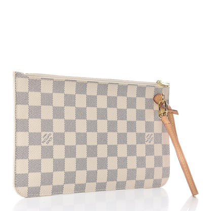Louis Vuitton Damier Azur Neverfull MM GM Pochette 3 of 8
