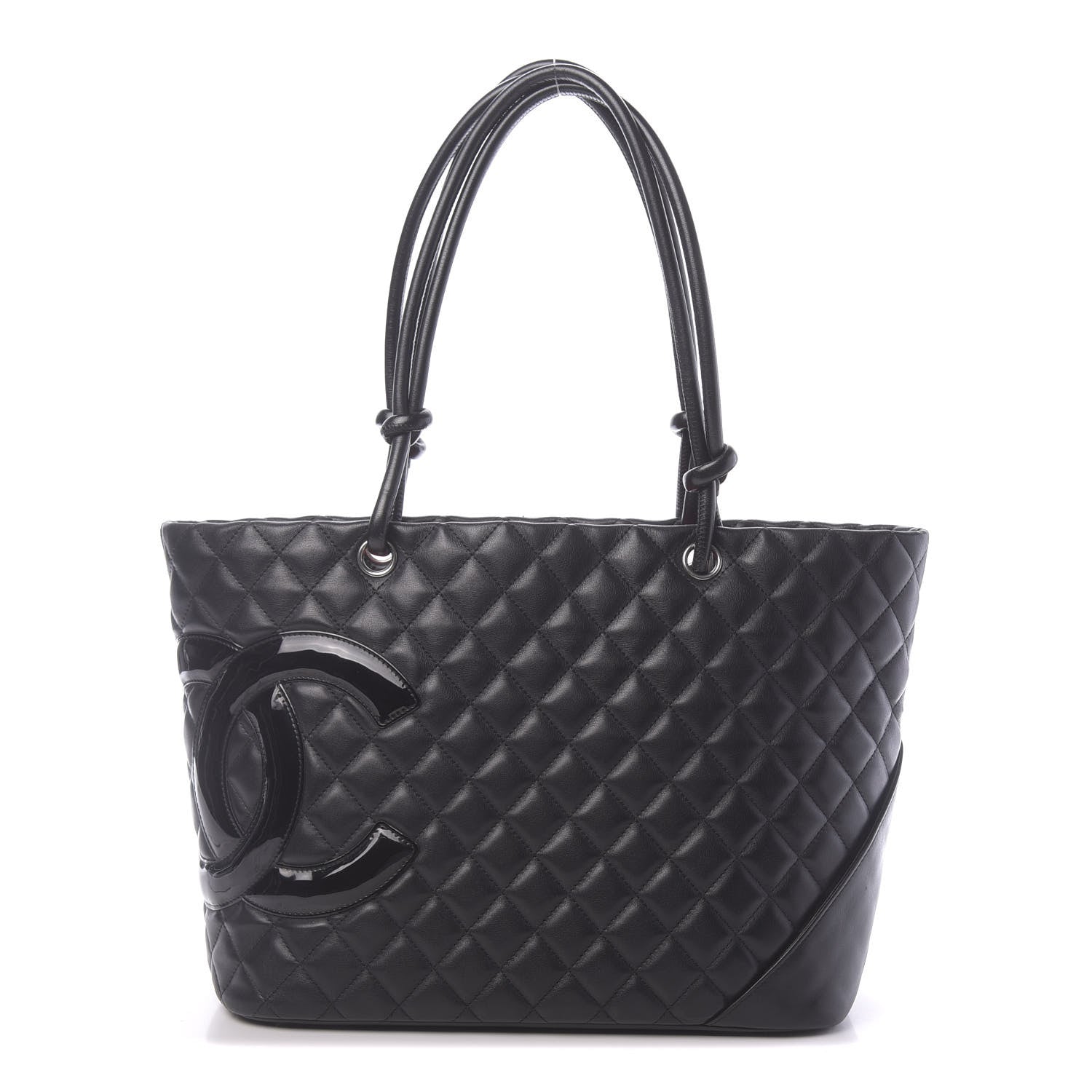 Chanel Calfskin Quilted Large Cambon Tote Black 1 of 10