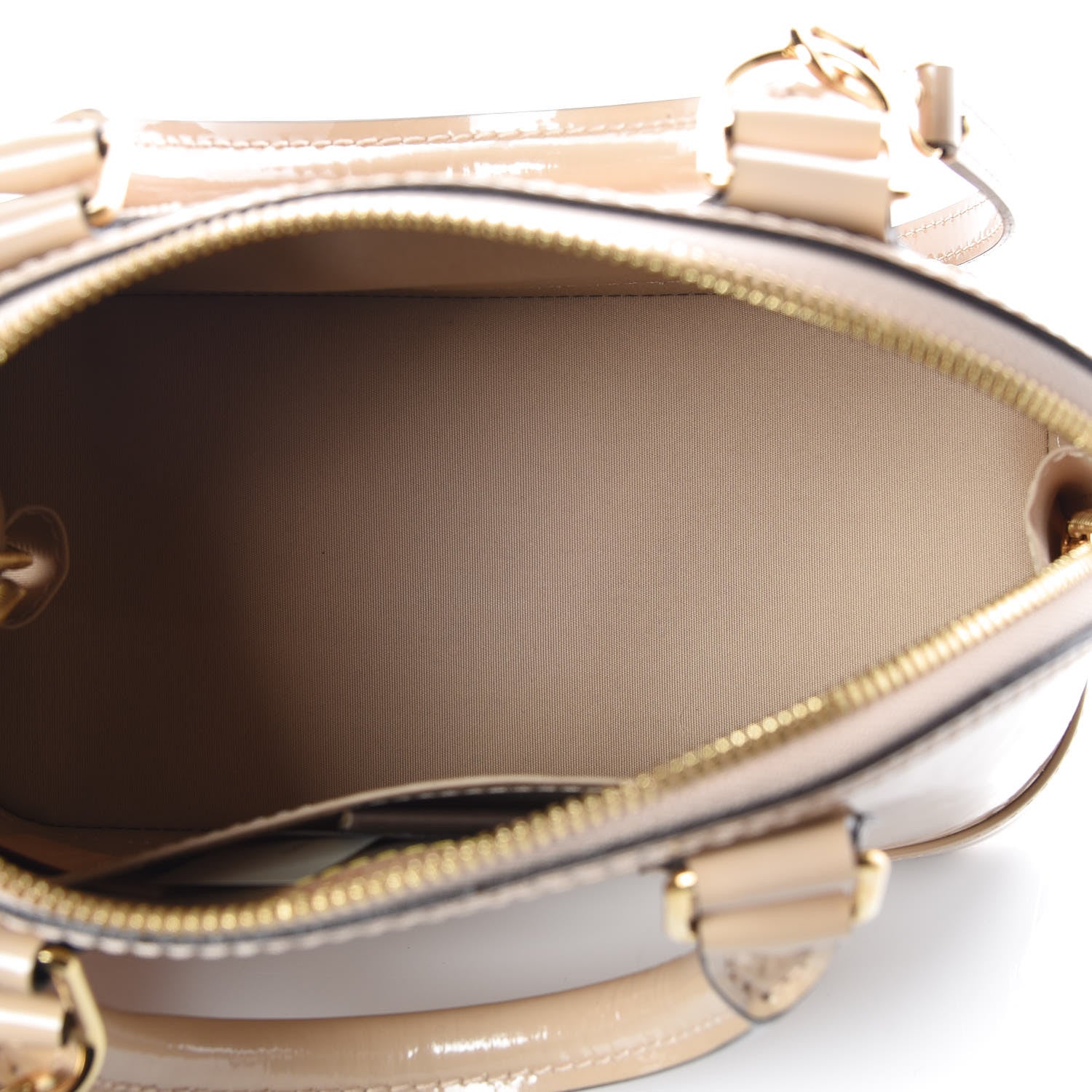 Louis Vuitton Vernis Alma BB Dune 6 of 9