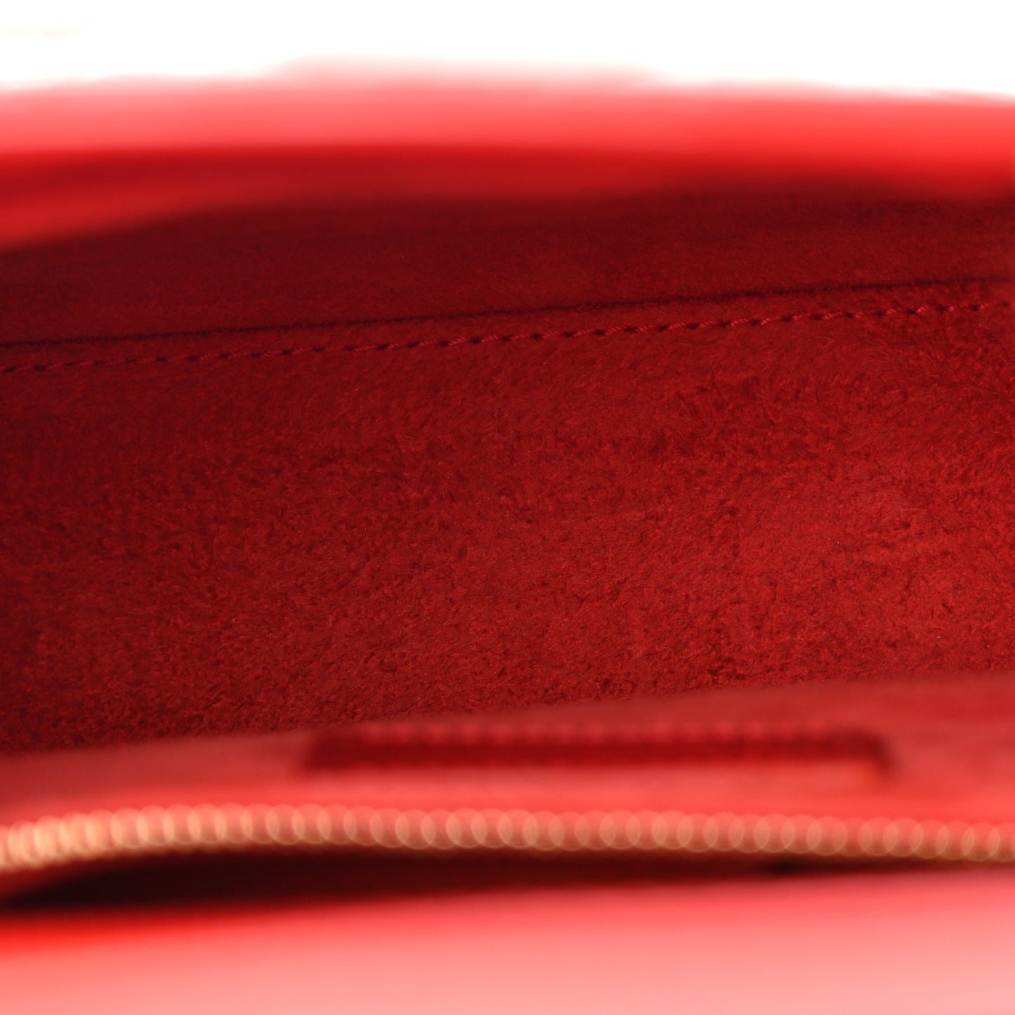 Patent Cannage Small Lady Dior Cherry Red