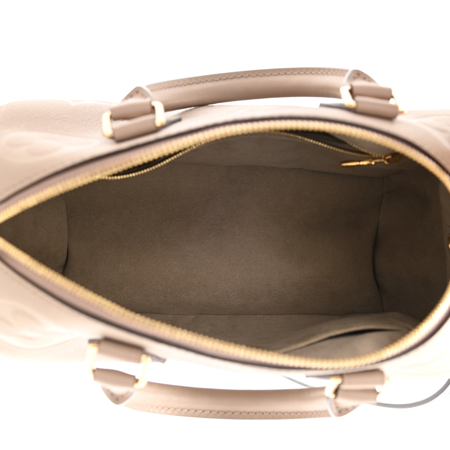 Louis Vuitton Empreinte Monogram Giant Speedy Bandouliere 25 Tourterelle 5 of 8