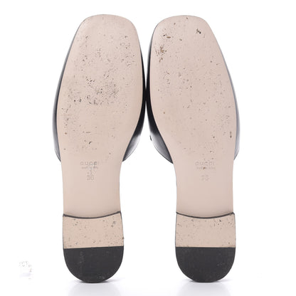 Gucci Malaga Kid Crystal Square G Madelyn Slippers 36 Black 8 of 15