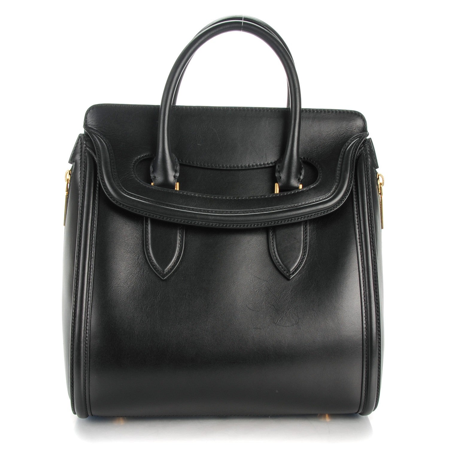 Alexander McQueen Calfskin Large Heroine Black 1 of 8