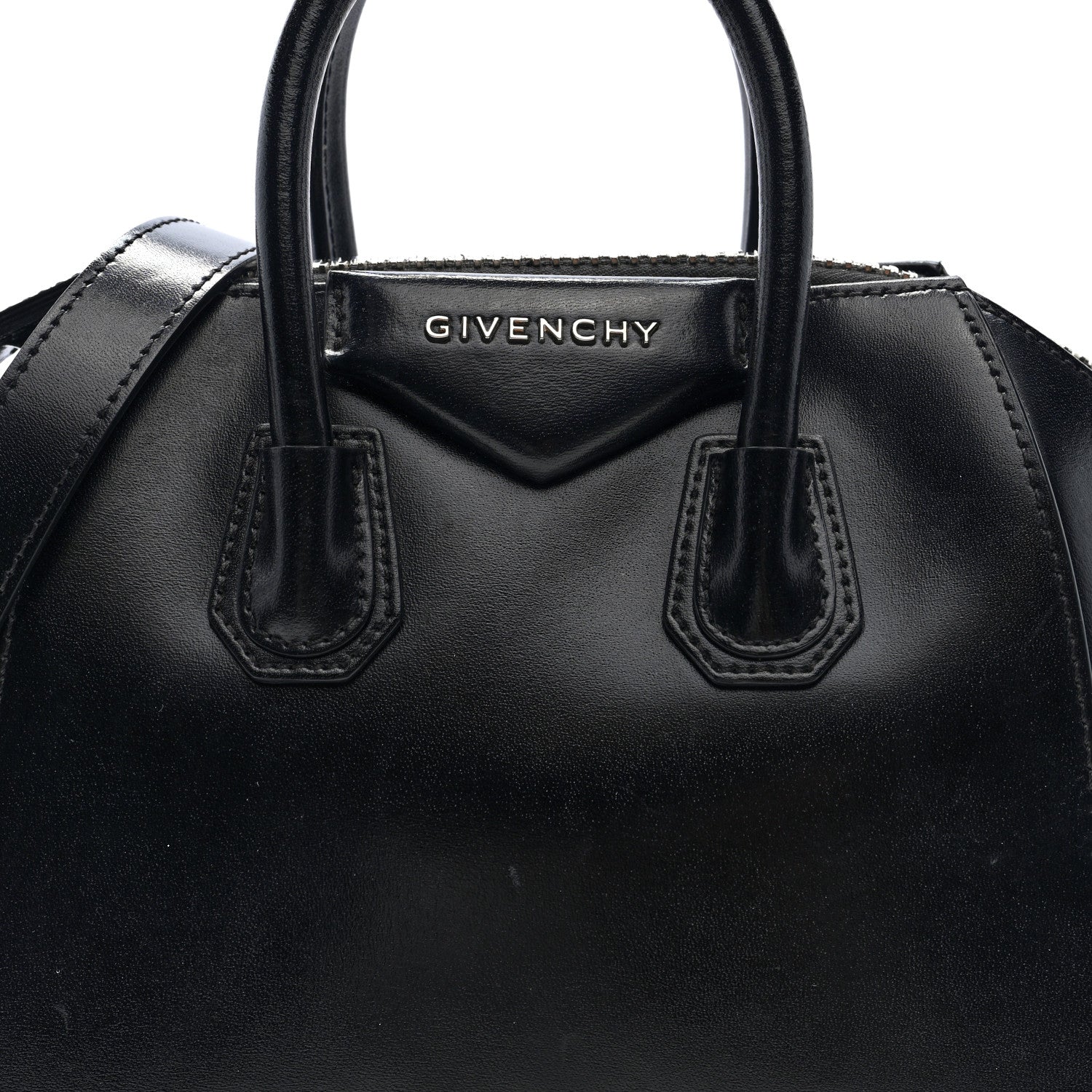 Givenchy Shiny Lord Calfskin Mini Antigona Black 7 of 9