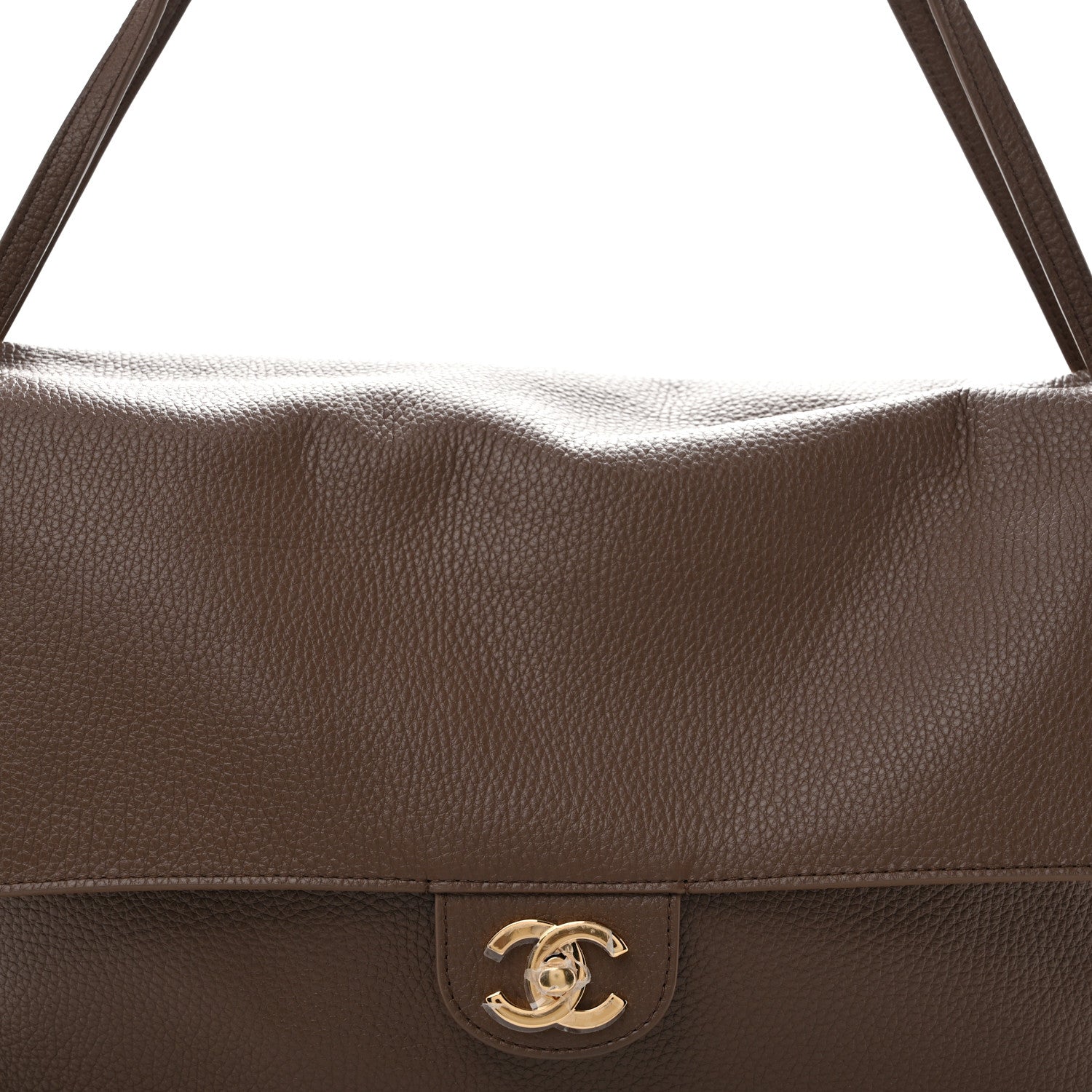 Chanel Grained Calfskin Souplissimo Maxi Flap Light Brown 8 of 10