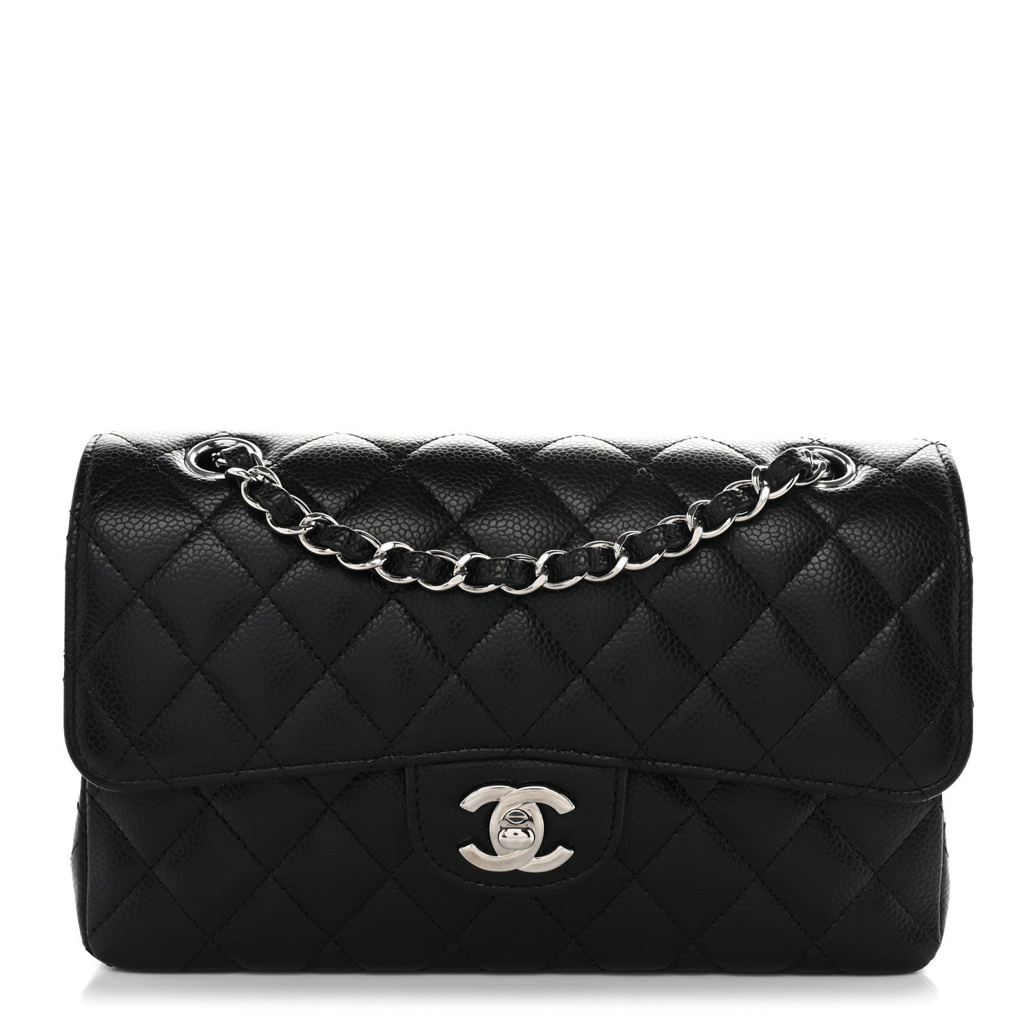 Chanel Caviar Quilted Small Double Flap Black 1 of 9
