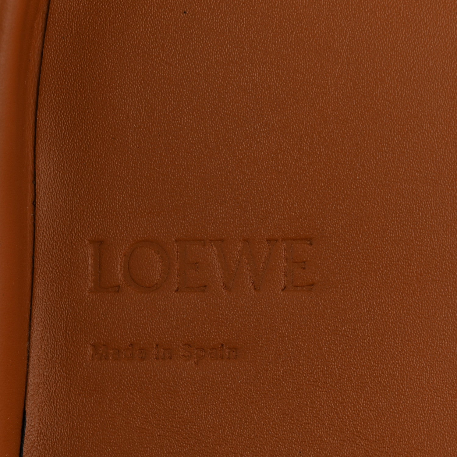 Loewe Soft Calfskin Mini Heel Pouch Tan 6 of 10