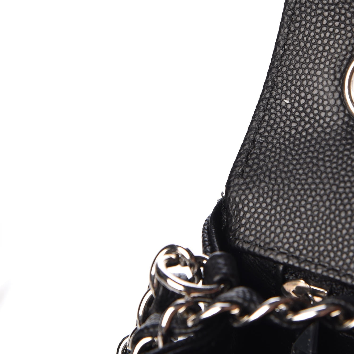 Chanel Caviar Quilted Mini Rectangular Flap Black 9 of 10