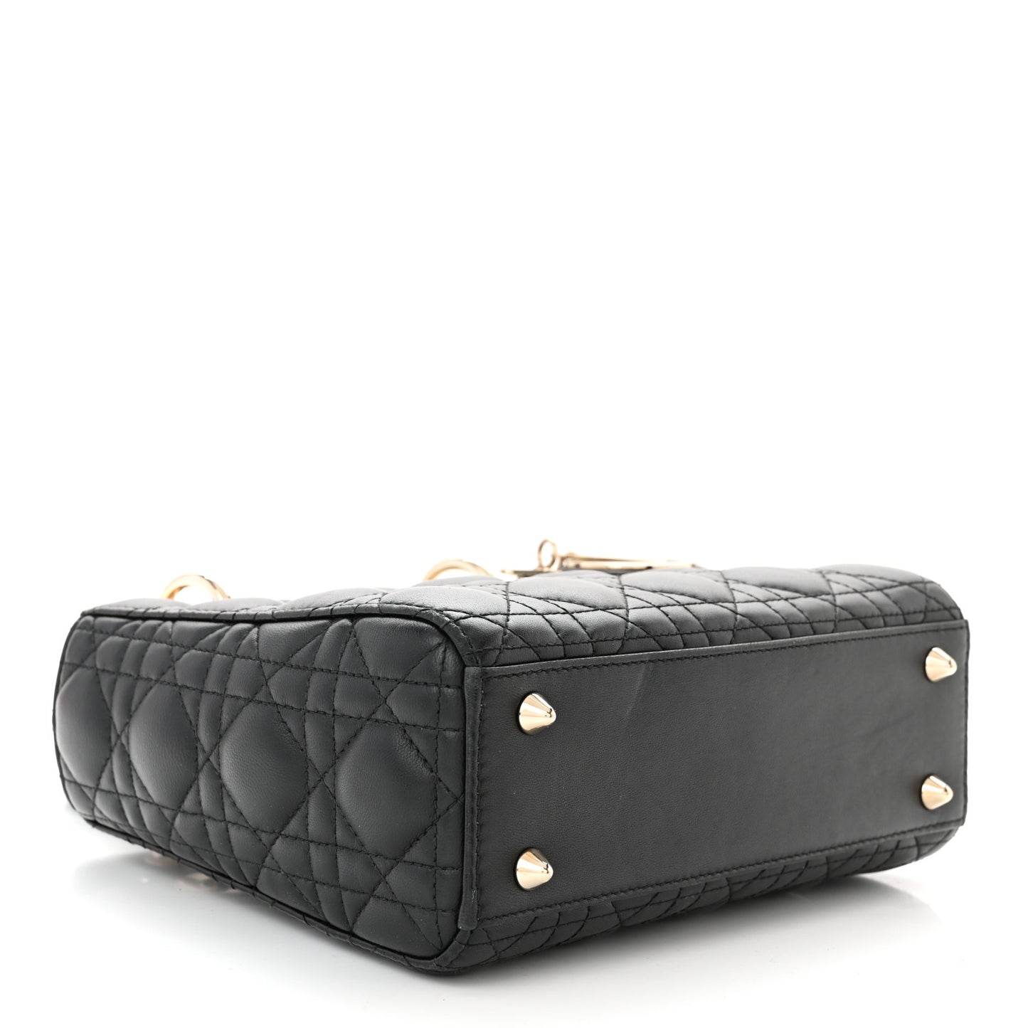 Lambskin Cannage Small My ABCDior Lady Dior Black