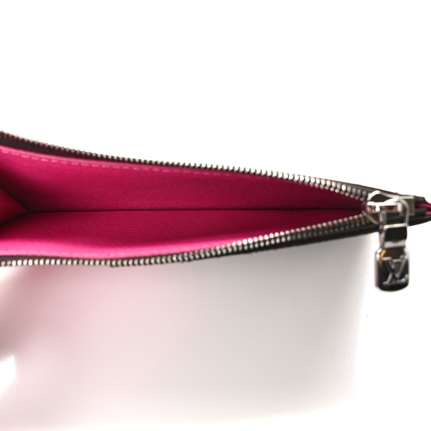 Monogram Calfskin Coin Card Holder Rose
