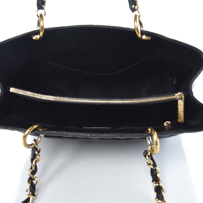 Chanel Caviar Quilted Grand Shopping Tote GST Black 5 of 16