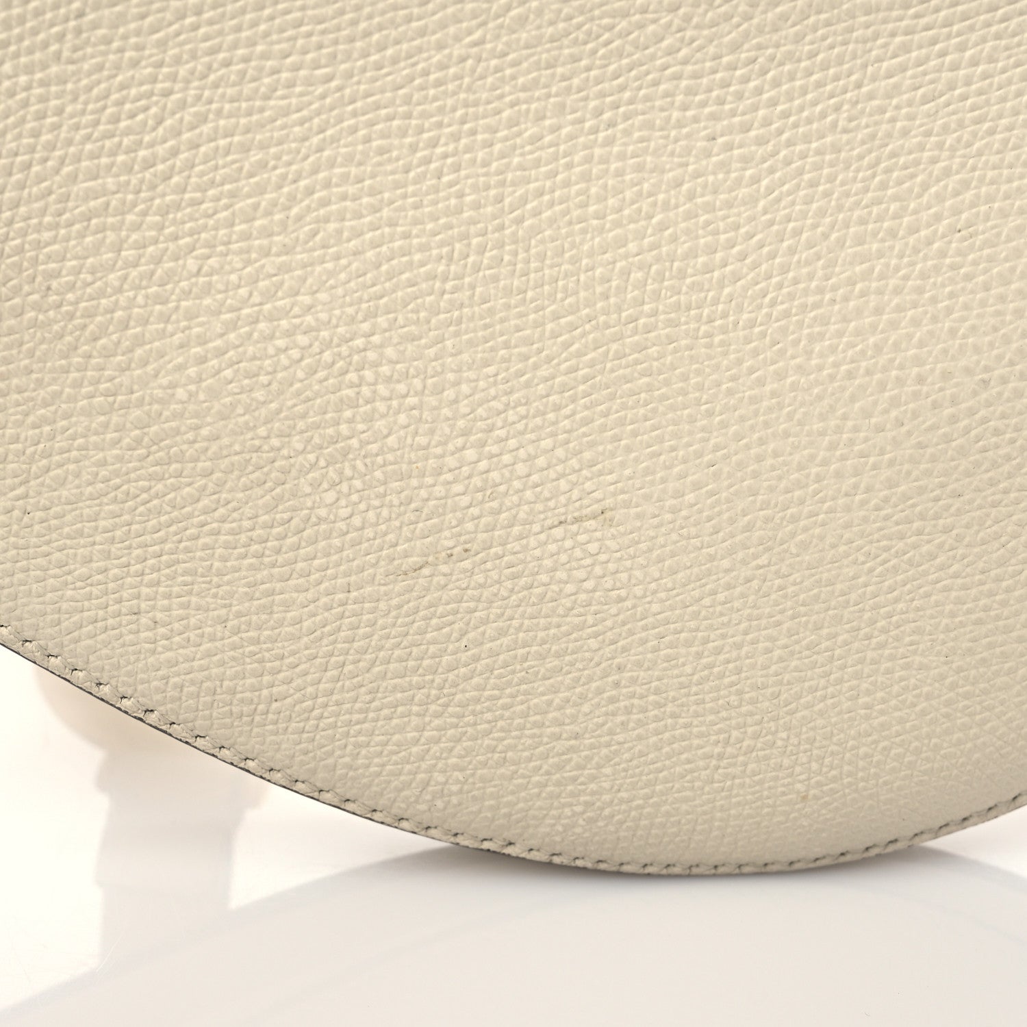 Christian Dior Grained Calfskin Mini Saddle Bag White 11 of 17