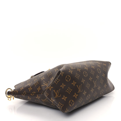 Louis Vuitton Monogram Flower Zipped Tote MM Bordeaux 4 of 11