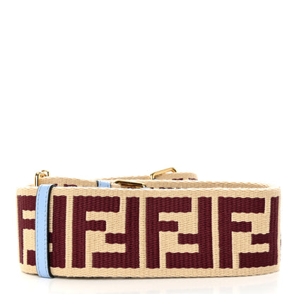 Fendi Ribbon Vitello King FF 1974 Adjustable Strap You Blue 2 of 5