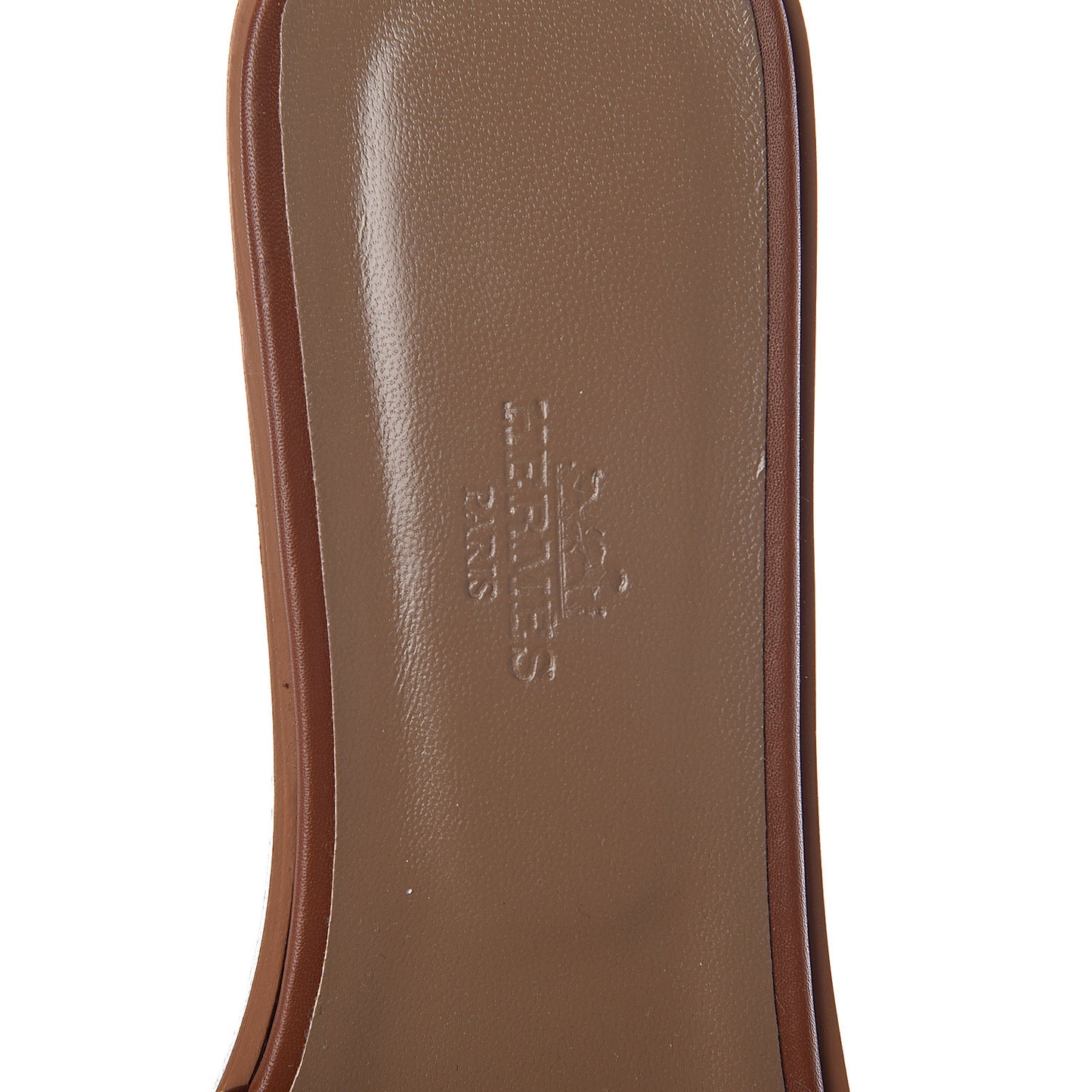 Box Calfskin Oran Sandals 40.5 Gold