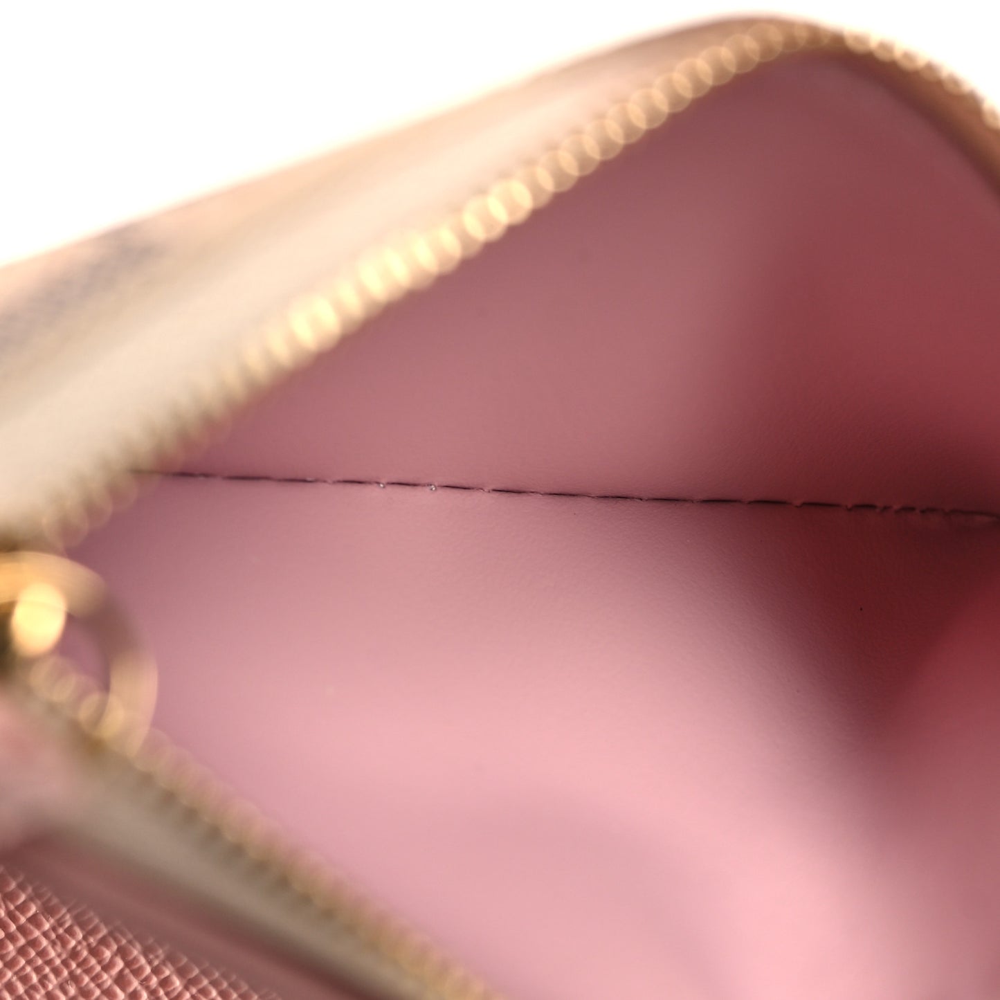 Damier Azur Victorine Wallet Rose Ballerine