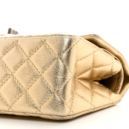 Chanel Metallic Lambskin Quilted 2.55 Reissue 224 Flap Gold 10 of 15