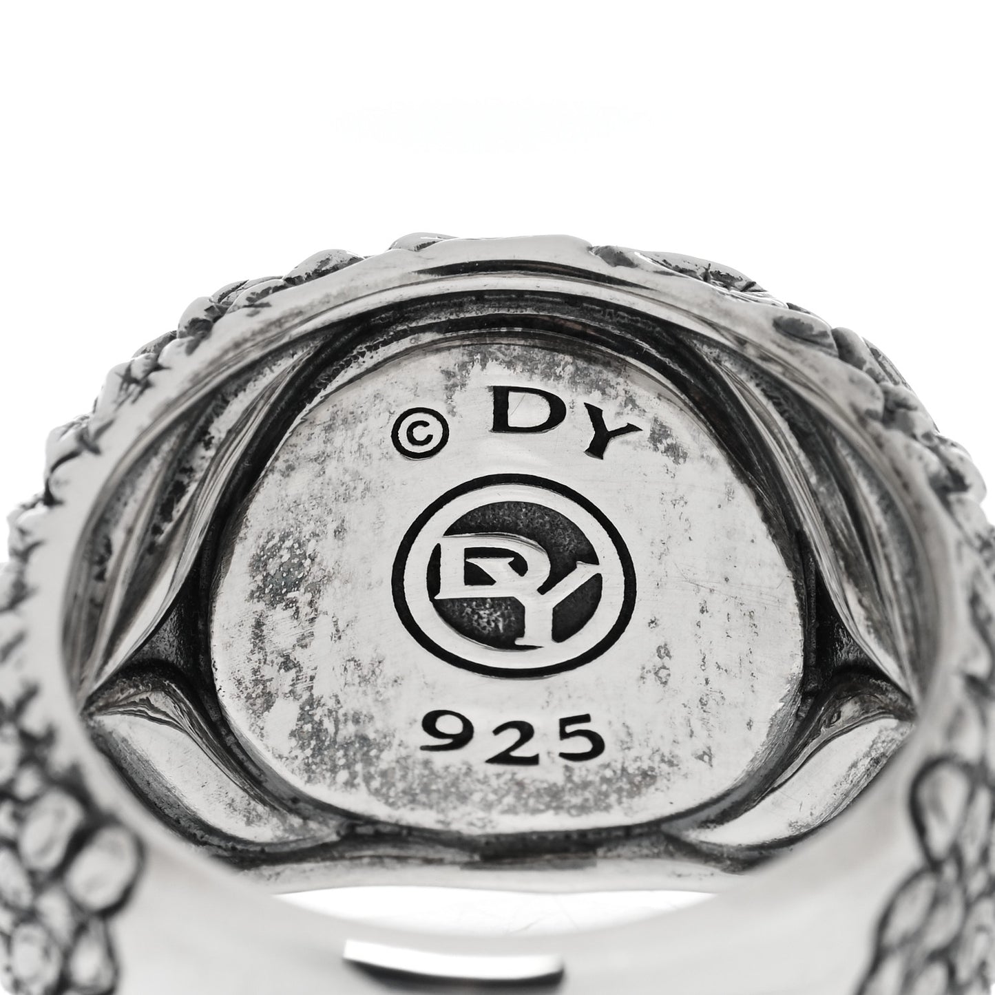 Sterling Silver Black Onyx Mens Gator Signet Ring 65 11