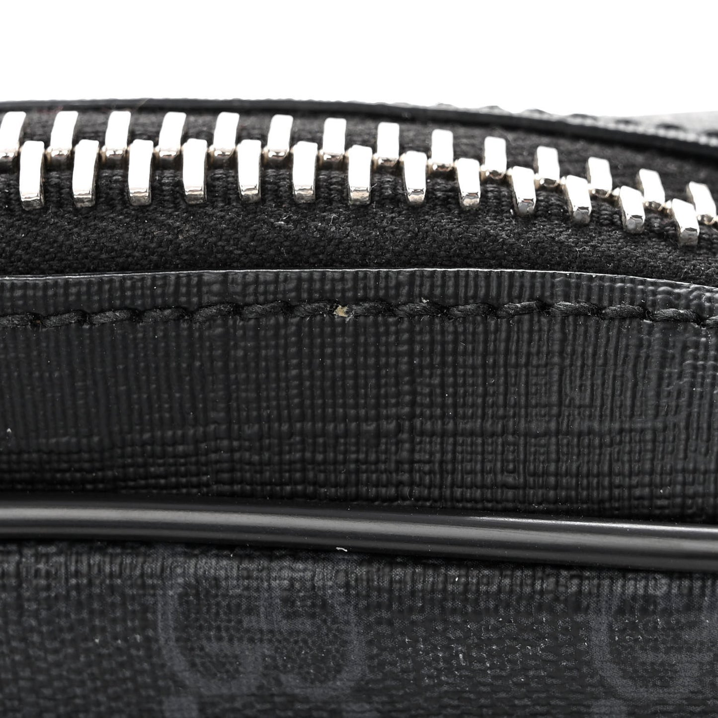 Soft GG Supreme Monogram Web Belt Bag Black Grey
