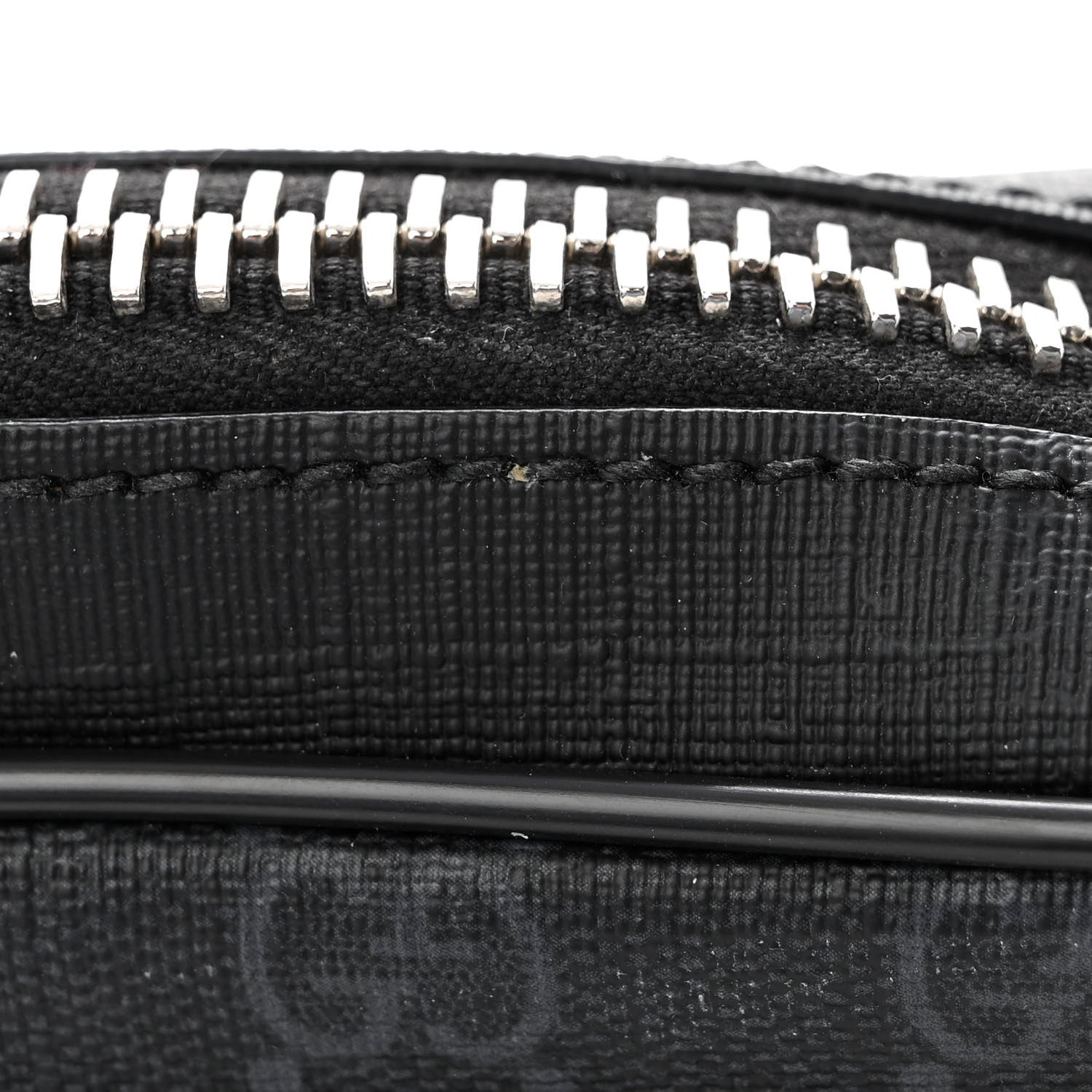 Gucci Soft GG Supreme Monogram Web Belt Bag Black Grey 12 of 12