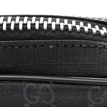 Gucci Soft GG Supreme Monogram Web Belt Bag Black Grey 12 of 12