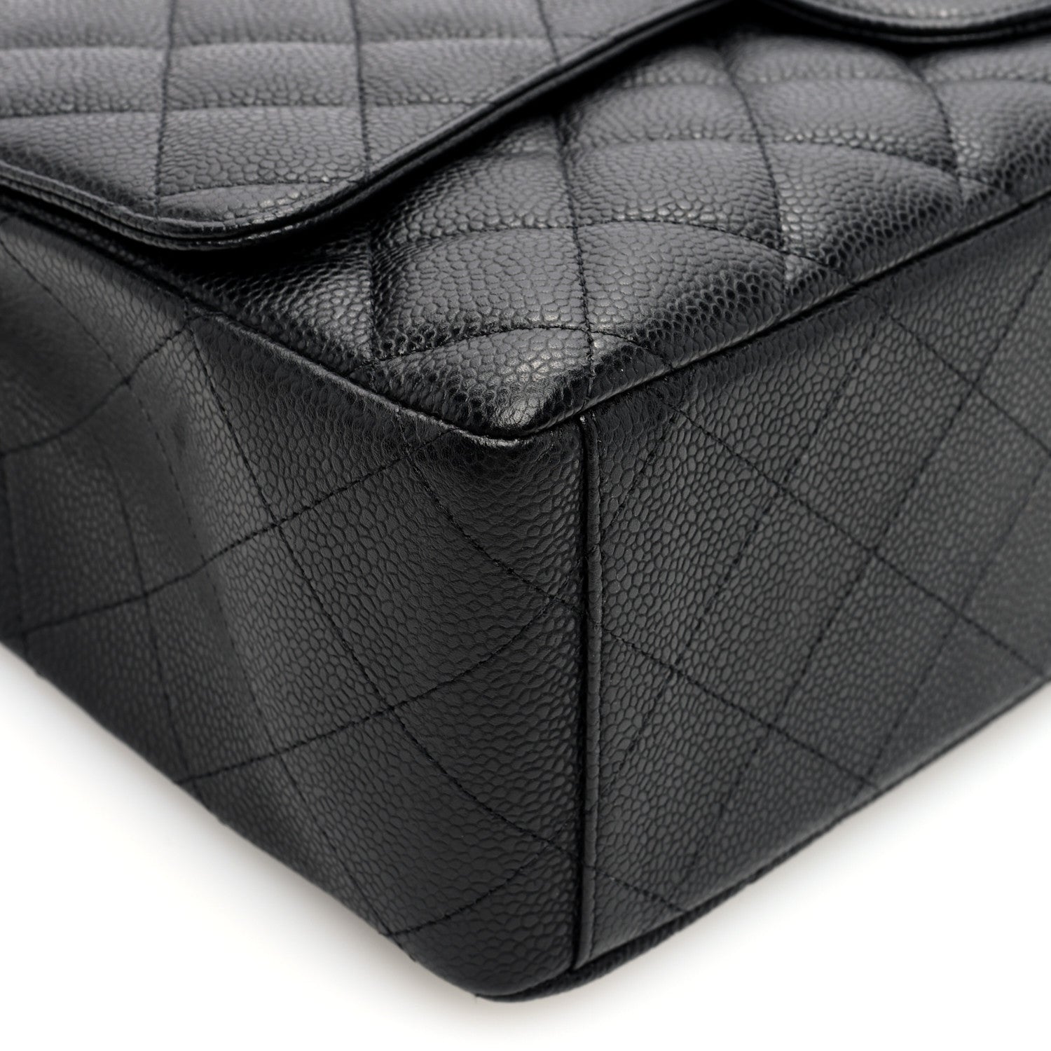 Chanel Caviar Quilted Maxi Single Flap Black 9 of 10