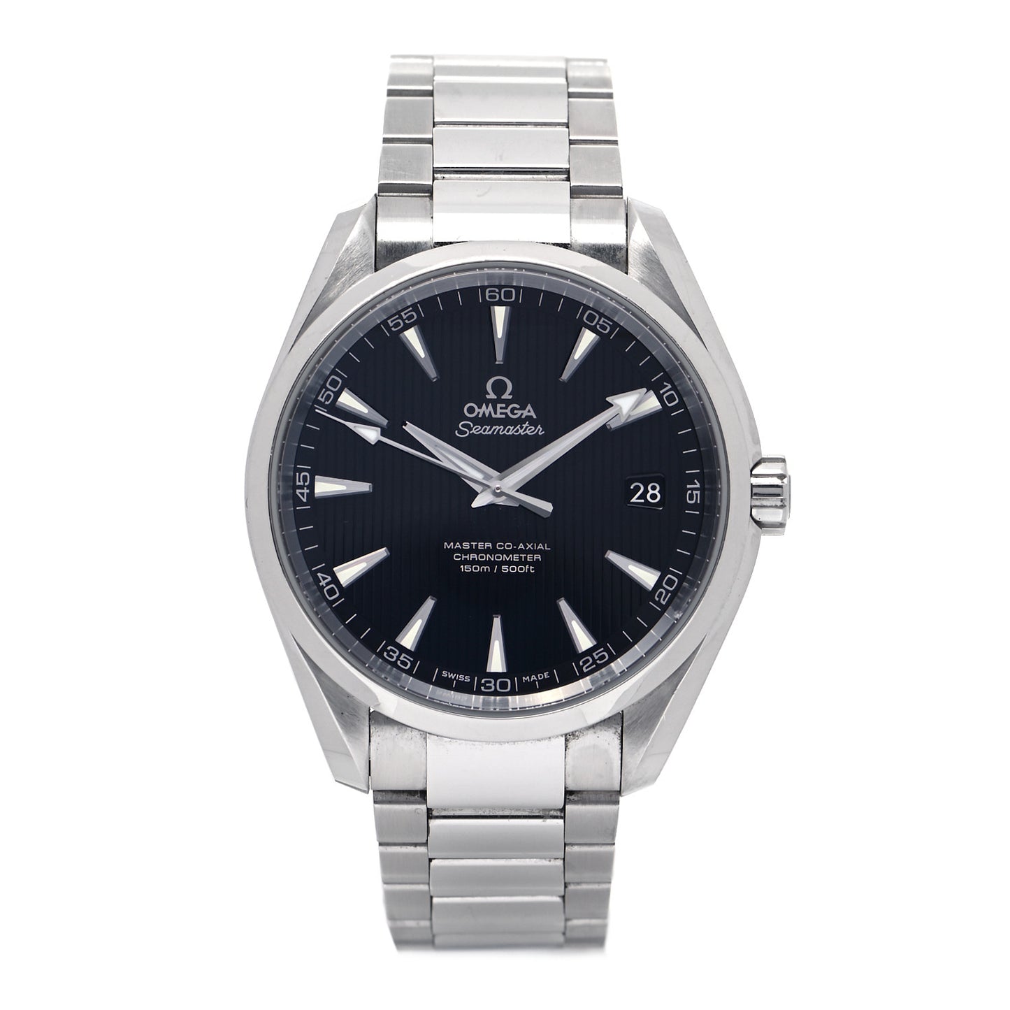 Stainless Steel 41mm Seamaster Aqua Terra 150M Master Co-Axial Automatic Watch Black 231.10.42.21.01.003