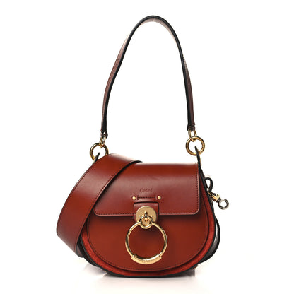 Chloe Calfskin Small Tess Bag Sepia Brown 1 of 10