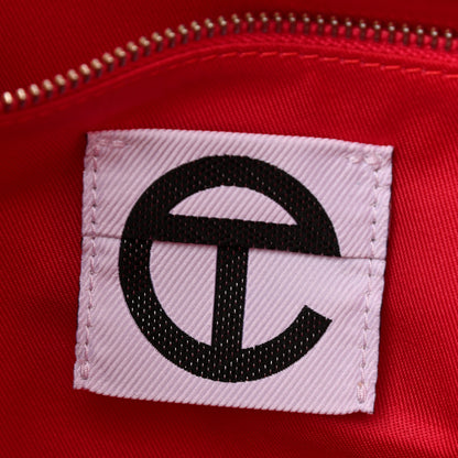 Telfar Vegan Leather Medium Shopping Bag Red 6 of 9