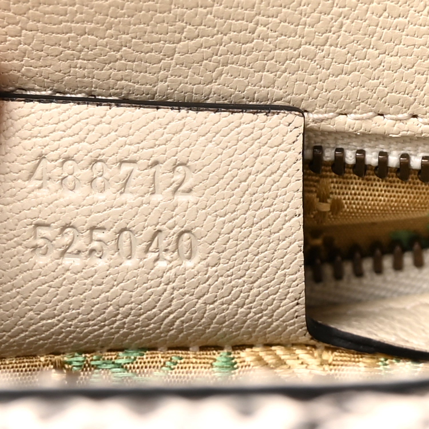 Gucci Calfskin Snakeskin Studded Medium Ottilia Top Handle Bag White 7 of 10