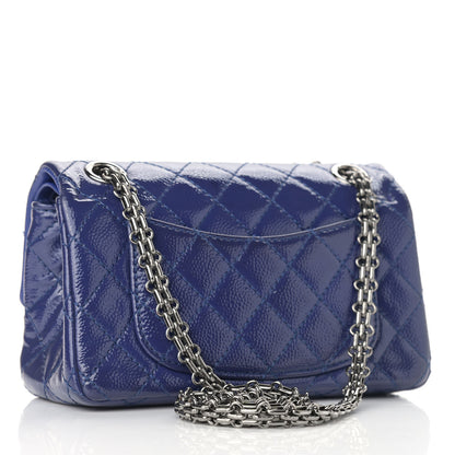 Chanel Caviar 2.55 Reissue 224 Flap Dark Blue 3 of 24