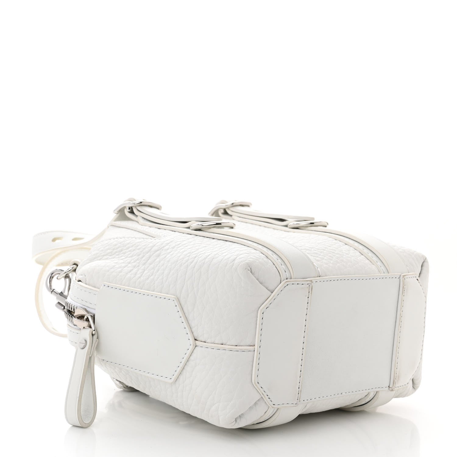 Alexander Wang Pebbled Calfskin Mini Emile White 4 of 13