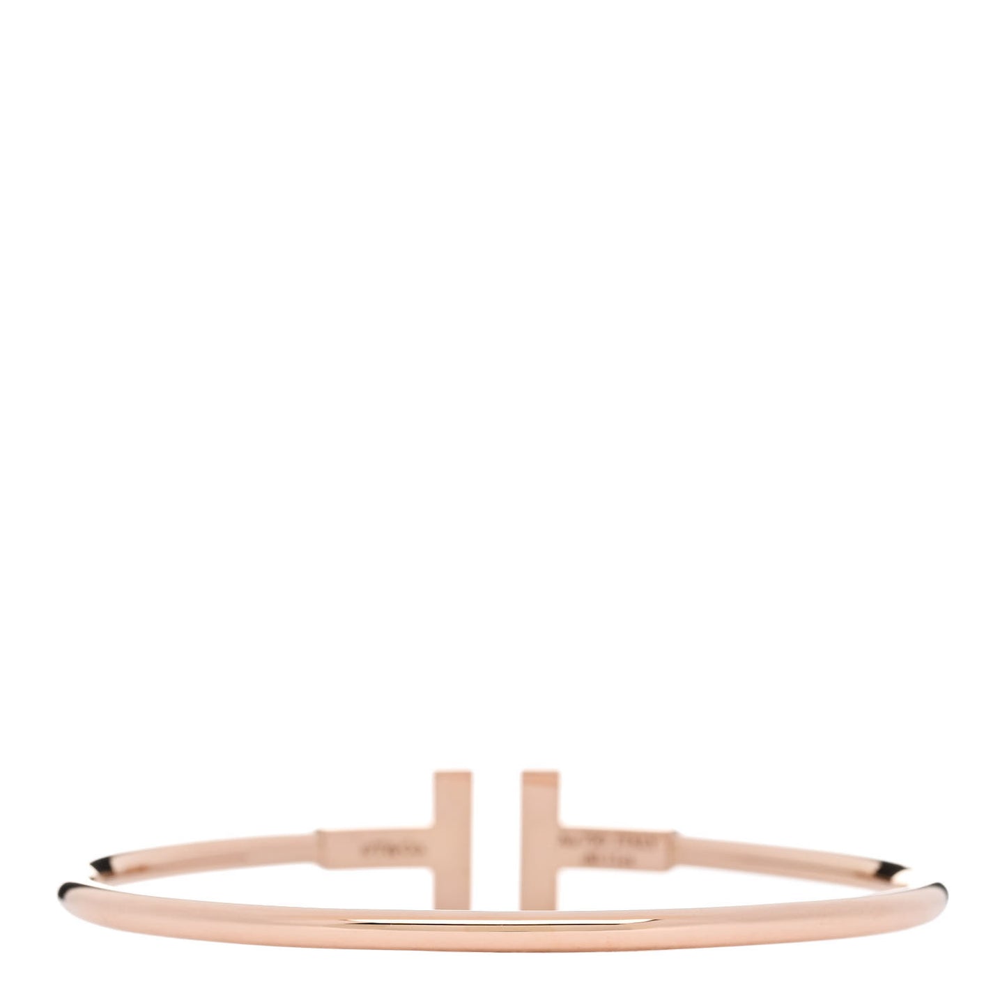 18K Rose Gold Diamond Onyx T Wire Bracelet