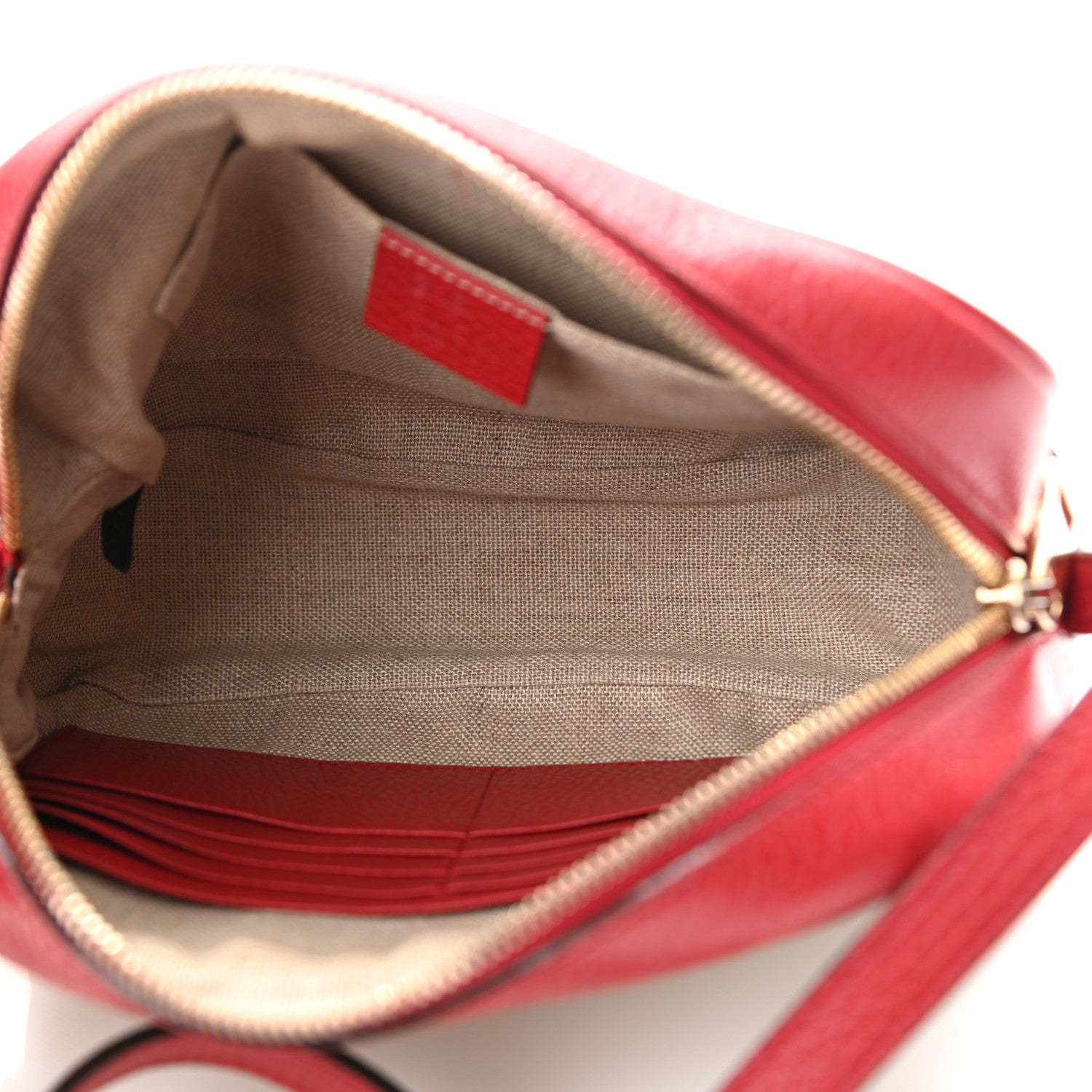 Gucci Monogram Mini Bree Messenger Bag Red 5 of 15