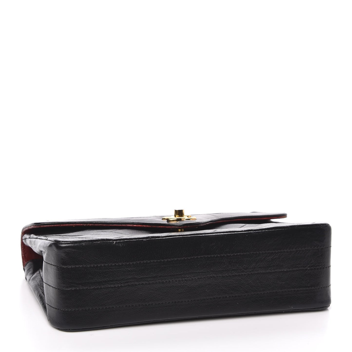 Lambskin Quilted Mini Flap Black